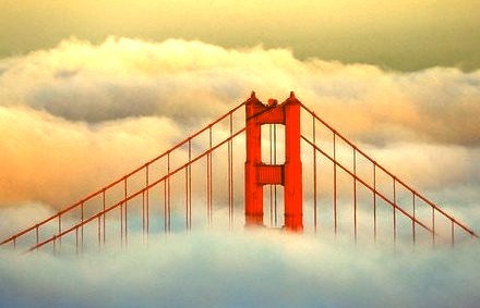 Fog over the Golden Gate, San Francisco