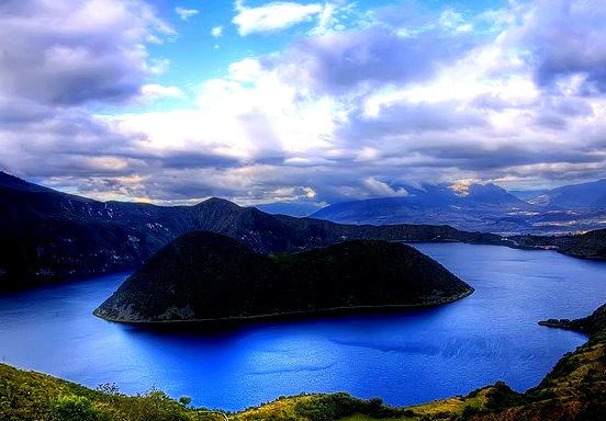 Laguna Cuicocha is a 3 km wide caldera and crater lake at the foot of Cotacachi Volcano in the Cordillera Occidental of the Ecuadorian Andes. Its name comes from...