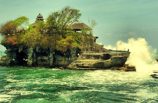 by Asiacamera on Flickr.Tanah Lot Temple - Bali, Indonesia.