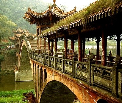 Ancient Bridge, Sichuan, China