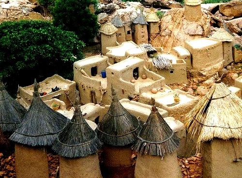 Traditional houses in Bandiagara, Mali