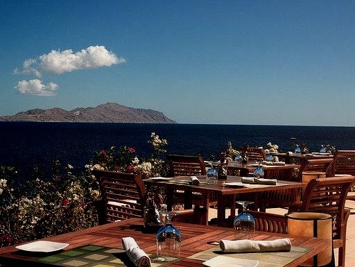 Restaurant at Four Seasons Resort in Sharm El-Sheik, Egypt