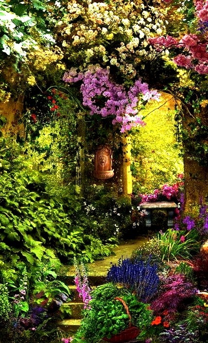 Garden Entry, Provence, France