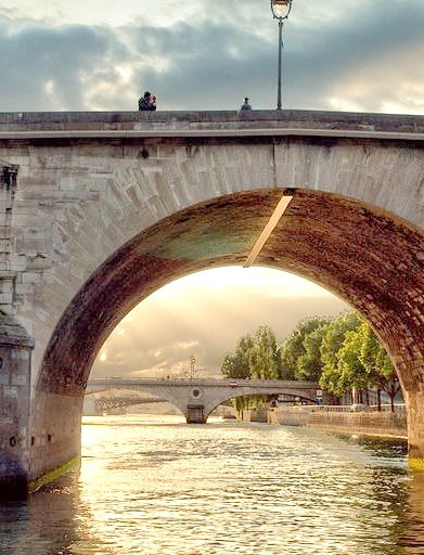 Romance, River Seine, Paris, France 
