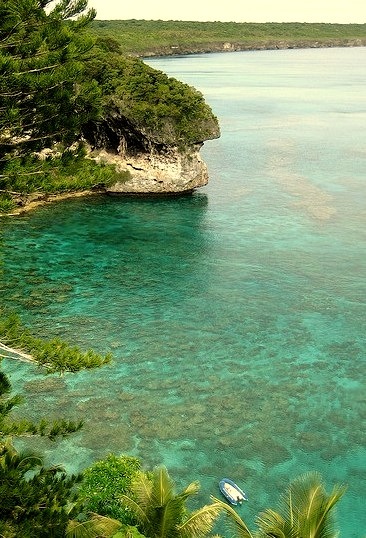 Jokin Bay in Lifou Island, New Caledonia