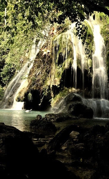 Batlag Falls, popular tourist attraction in Tanay, Philippines