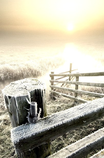 Frosty Sunrise, Isle of Sheppey, England