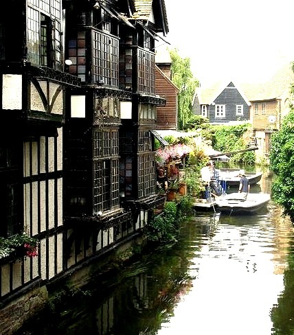 Stour River in Canterbury, England
